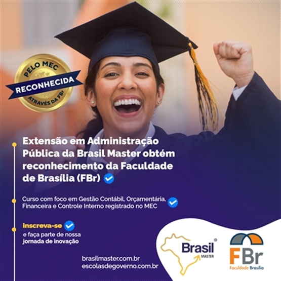Curso de Extensão em Administração Pública com Foco em Gestão Contábil, Orçamentária, Financeira e Controle Interno